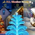 thumbnail image 3 of Clearance! New Christmas Outdoor Ground Plug Light, Upgraded 7 Color Changing 5 Layer Jellyfish And Star Solar Garden Lights Decorative, 5pc, 3 of 5