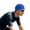 Blue, variant on Mens Womens Outdoor Windproof Sun Cycling Sweat Absorbing Hat UPF 50 Plus Lightweight Breathable Wicking Adjustable Strap Visor For Running Hiking Travel Black One Size