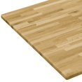 thumbnail image 3 of vidaXL Table Top Solid Oak Wood Rectangular 23 mm 120x60 cm, 3 of 4