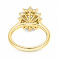 thumbnail image 5 of vylahjewellery Oval Moissanite Ring, Engagement Ring for Women, Cluster Wedding Ring, Vintage Floral Solitaire Ring, 5 of 8