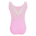 thumbnail image 2 of Sxiwei Kids Girls Gymnastic Leotard Ballet Dance One Piece Outfit Athletic Unitards Jumpsuit Bodysuit Pink 110, 2 of 5