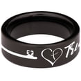 thumbnail image 2 of Purity Tungsten Carbide Ring, 2 of 9