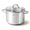 Shiny Silver - Mirror Polished Stainless Steel-4 Quarts, variant on Small Stock Pot 4 Quart Nickel Free Stainless Steel - 4qt Stockpot With Gllid Soup Cooking 4