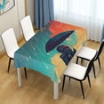 thumbnail image 3 of Yayeee Tablecloths for Rectangular Tables 60 x 108 inch Party Table Cover, Astronaut and Sky, 3 of 6