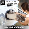 thumbnail image 2 of CPDD Bath Rug ,24\u201dx40\u201d,100% Polyester Extra Shaggy Soft and Non-Slip Machine Washable Dry Bathroom Mats,Thick Plush Rugs for Bathroom Bathtub Kids Tub Shower,Coffee Coffee 24”x40”, 2 of 7