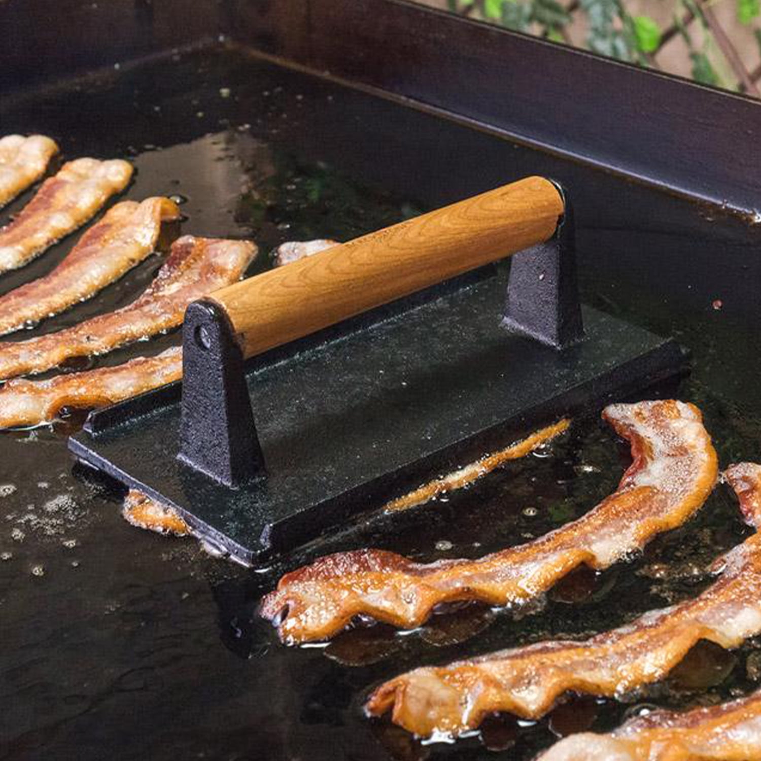 Blackstone 4-Piece Griddle Breakfast Kit with Egg Rings, Pancake Dispenser, and Griddle Press