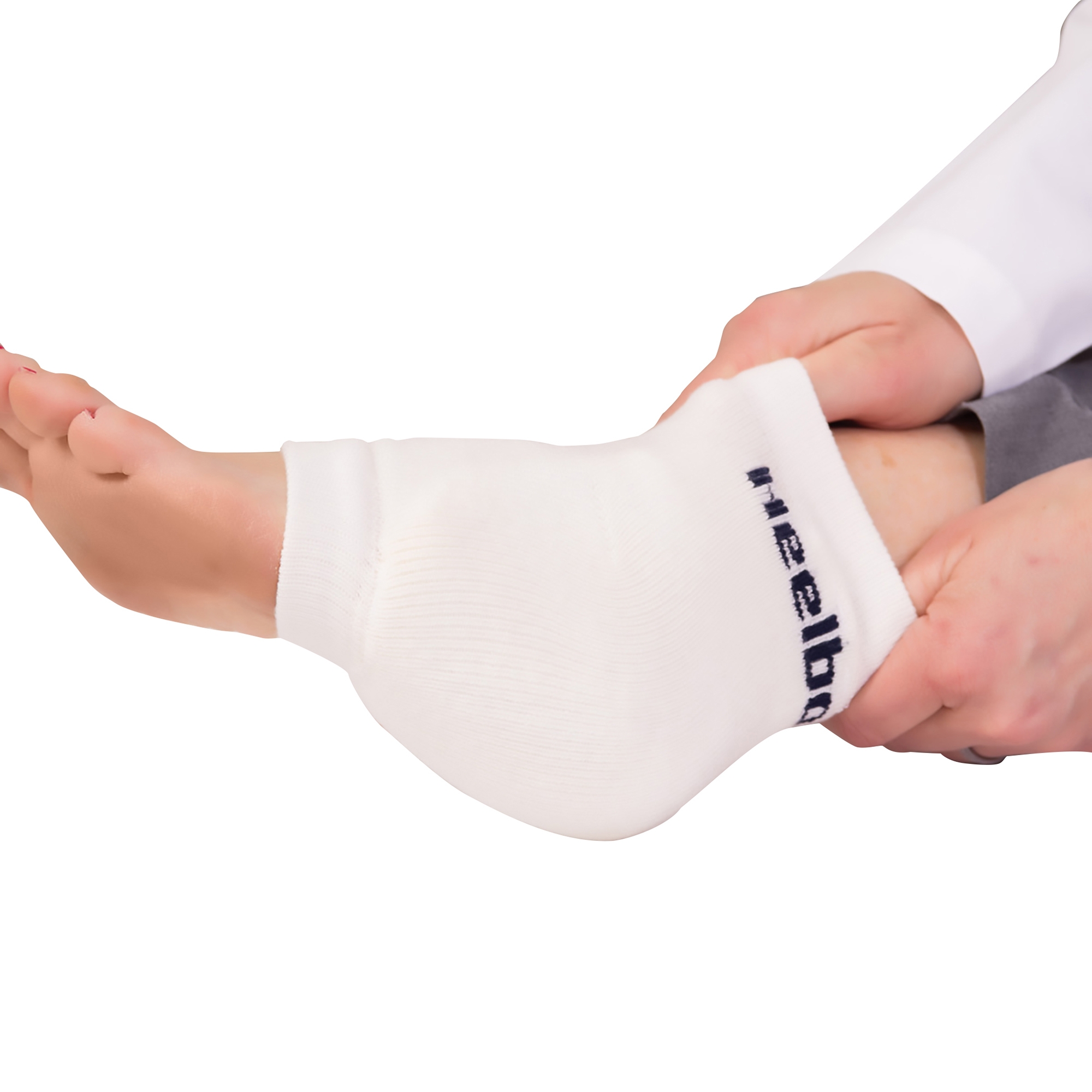 Heelbo Heel / Elbow Protection Sleeve White Large Slip-On D 12039, 12 Ct