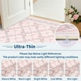thumbnail image 4 of HOMERRY Floral Print Non Slip Area Rug 10' x 13' for Living Room Washable Indoor Carpet, Pink, 4 of 5