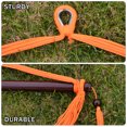 thumbnail image 4 of Sunny Hanging Caribbean Polyester Hammock Chair 48 Inch (orange), 4 of 6