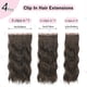 thumbnail image 4 of 4pcs Hair Extensions Soft Thick Synthetic Hair Extensions for Women for Daily Wear, 4 of 4
