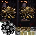thumbnail image 3 of CNKOO Glass Stickers On Christmas Windows and Christmas Stickers On Walls Gold, 3 of 3