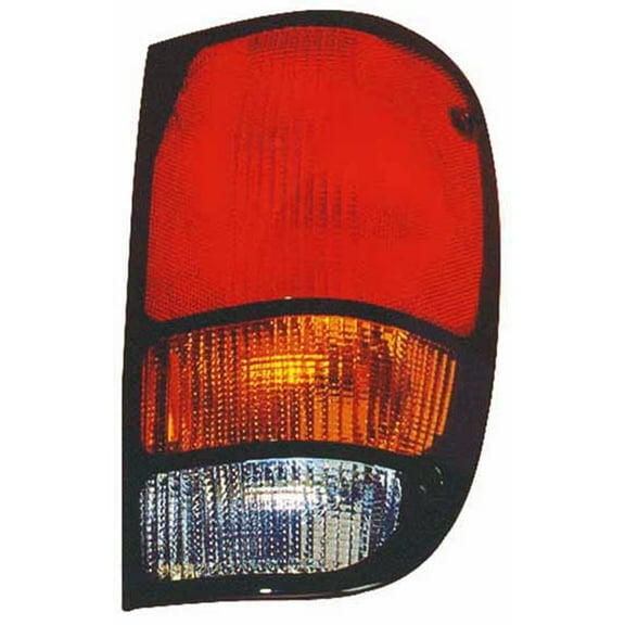 KAI New CAPA Certified Standard Replacement Driver Side Tail Light Lens And Housing, Fits 1994-2000 Mazda Pickup