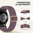 thumbnail image 3 of GEAK 20mm Stretchy Nylon Bands Compatible for Samsung Galaxy Watch 7 6 5 4 Active 2 40mm 44mm/Watch 5 Pro 45mm/Watch 6 Classic 47mm 43mm/Watch 4 Classic 46mm 42mm/Watch 3 41mm/Watch 42mm/Active 40mm, 3 of 7