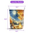 thumbnail image 5 of Hello Fall Collie Enjoys Warm Campfire Autumn Night Bright Moon Foldable Laundry Basket Collie Dog Lover Gifts Idea Organizer Storage with Handles - 01008, 5 of 5