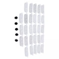 thumbnail image 1 of 2x 28 Clips de montaje para de techo Clips para canalones exteriores aptos para A4 95-01 S4 -01 8D0853909B 8L0853909 Reparación Sunnimix Clips de montaje de molduras, 1 of 8