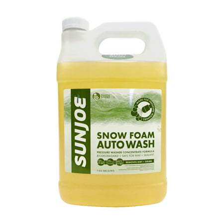 Sun Joe Premium Snow Foam Pressure Washer Rated Car Wash Soap + Cleaner, Pineapple Scent | 1 (Best Front Load Washer Cleaner)