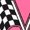 Hot Pink, variant on Inktastic Girls Love Racing Rally Flags Girls Long Sleeve Toddler T-Shirt