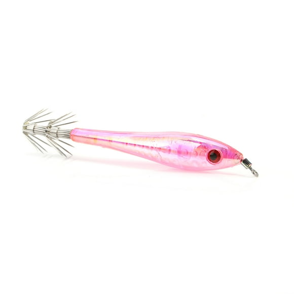 Squid Jigs, Hard Squid Jig Portable Plastic Hard Lures 9.5cm 5Pcs Jig Fishing Lures, For Seawater Freshwater