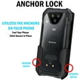 thumbnail image 2 of Nakedcellphone Anchor Lock Edition Compatible with Verizon Kyocera DuraForce Ultra 5G UW (E7110), Black [Rotating/Ratchet] Belt Clip Phone Holster Hip Holder Case [with Secure Click], 2 of 7