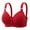 Red, variant on Summer Deal!Xunlbb Bras for Women Plus Size,Women's Non Steel Ring Style Printed Gathered Middle Button Breathable Underwear Daily Bra M Gift for Women