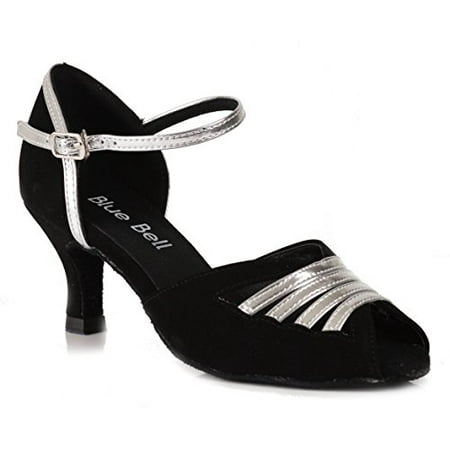 

Blue Bell Shoes HANDMADE Women s Ballroom Wedding Competition Dance Shoes Zara - Black - 3 -8.5