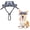 Black, variant on Minzimin Dog/Cat Sun Hat,1PC Adjustable Princess Dog Bucket Hat with Ear Holes, Dogs Visor Cap Pet Fisherman Hat for Pupies Small Dogs Cat Outdoor Sport