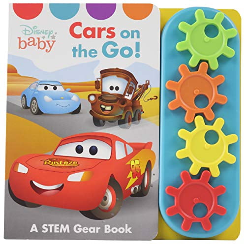 Pre-Owned Disney Baby - Cars on the Go! - A STEM Gear Sound Book - PI Kids (Play-A-Sound): A Stem Gear Book Paperback