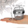 thumbnail image 2 of 4 coladores de té de acero inoxidable - Infusor de té para té suelto y especias - Infusores de té - Filtro de té, 2 of 5