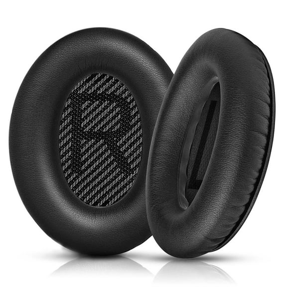 Earpads Replacement for Boses QC35, Quiet Comfort 35 II QC2/ QC15/ QC25/ QC35 / Ae2 / Ae2i / Ae2w Wireless Headphones Earmuffs Protein Leather Black Ear Pads Cushions