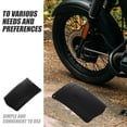 thumbnail image 4 of Guardabarros delantero para moto eléctrica y bicicleta Protector de neumáticos universal para ciclismo de carretera y montaña Neumático delantero trasero negro, 4 of 5