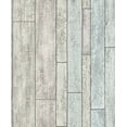 thumbnail image 1 of Papier Peint en Bois Turquoise Bleu Gris Brique Rouleau Moderne Urbain Chic Décoration Murale, 1 of 2