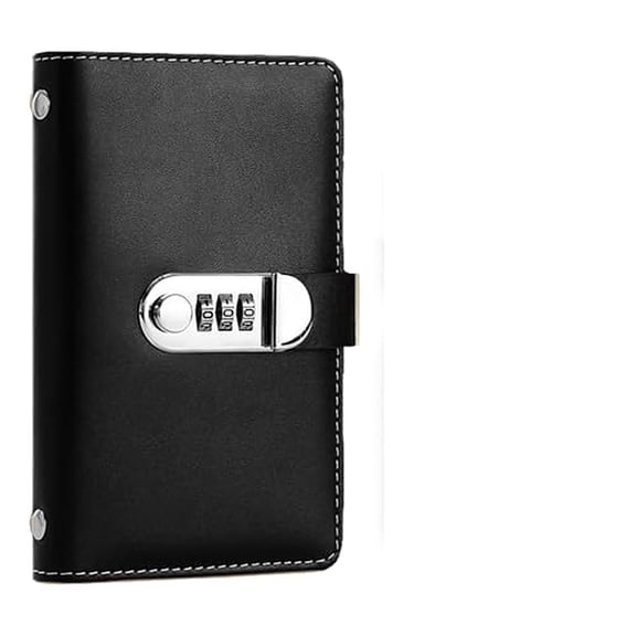 Lockable Savings Notebook, Money Saving Binder Book with Cash, Envelopes Successfully Reach Your Savings Goals