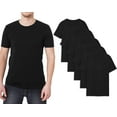 thumbnail image 4 of American Casual T Shirts for Men 5 Pack, 100% Cotton Crew Neck Tag Free Mens Shirt, 4 of 6