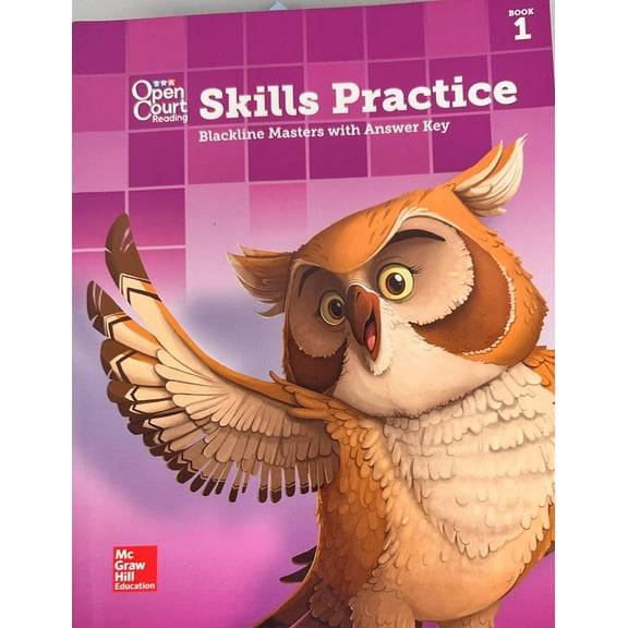 Pre-Owned Open Court Reading Grade 4, Skills Practice Blackline Masters with Answer Key, Book 1