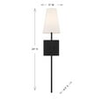 thumbnail image 7 of Wall Sconce in Matte Black, 7 of 7