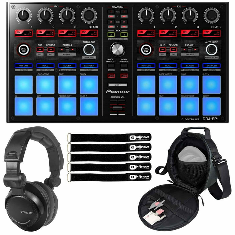 Pioneer DDJ-SP1 Add-on Controller for Serato DJ Pro with Performance DJ  Headphones Package