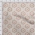 thumbnail image 4 of oneOone Polyester Spandex Light Beige Fabric Watercolor Floral Diy Clothing Quilting Fabric Print Fabric By Yard 56 Inch Wide, 4 of 5