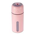 thumbnail image 1 of Humidificador de niebla fría de 250 ml, silencioso, con conexión USB y 7 colores. Rosado, 1 of 9