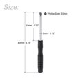 thumbnail image 2 of Uxcell 2 Pcs Mini Tournevis Phillips Tête Croisée pour Réparation de Lunettes Électroniques 3.0mm, 2 of 6