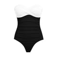 thumbnail image 4 of UJNDER Womens One-Piece Swimsuit Convertible Design with Backless Adjustable Straps and Removable Belt for Full Figure Coverage Swimsuits for Women Black_002 M, 4 of 4