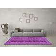 thumbnail image 3 of Ahgly Company Indoor Square Abstract Purple Modern Area Rugs, 6' Square, 3 of 4