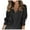 Black, variant on larppty Women's Lace V-Neck Long Sleeve Sweater with Sleeve Buttons Loose Fit Fall Winter Top Cozy Knitted Sweater（Blue，M）