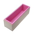 thumbnail image 1 of 1 Set DIY Soap Mold Practical Wooden Molds Handmade Soap Mold  for Home Daily Use (Pink), 1 of 6