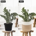 thumbnail image 4 of Cotton Rope Jute Woven Storage Basket Bag Flower Plant Straw Potted Indoor Planter Modern Home Decoration, 4 of 7