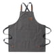 thumbnail image 2 of Cocina Delantal Correas ajustables Chef a prueba de grasa BIB con bolsillos Cocina Salón Belleza Estilista Servicio de limpieza Elaboración de trabajo Gris Inevent HA028579-01, 2 of 7
