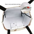 thumbnail image 6 of FORMRS Womens Canvas Tote Bag with Zipper Inner Pocket Shoulder Handbag, Cute Chocolate Cakes, 6 of 7