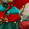 thumbnail image 3 of Kearding Caja de almacenamiento de Feliz Nochebuena con asa, caja de embalaje de regalo, paquete de decoración de recuerdo de dulces de fiesta Kits de decoración para fiestas, 3 of 6