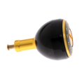thumbnail image 1 of Perilla de la bola de la perilla de la manija de la pesca del carrete del metal 1pcs , Negro S S Macarena Perilla de la manija del carrete de pesca, 1 of 7
