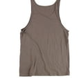 thumbnail image 2 of Malchick & Devotchka Womens Watercolor Print Tank Top, Brown, Small, 2 of 2