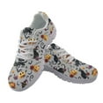 thumbnail image 3 of COEQINE Women Sneakers Running Athletic Shoes Anti-Slip White Sole Tennis Footwear for Travel Soft Training Shoes Footwear,Halloween Witch Hat Black Cat Pumpkin Bat, 3 of 7